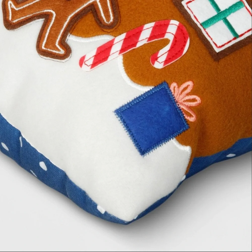 Target gingerbread house man pillow Christmas holiday novelty plush wondershop